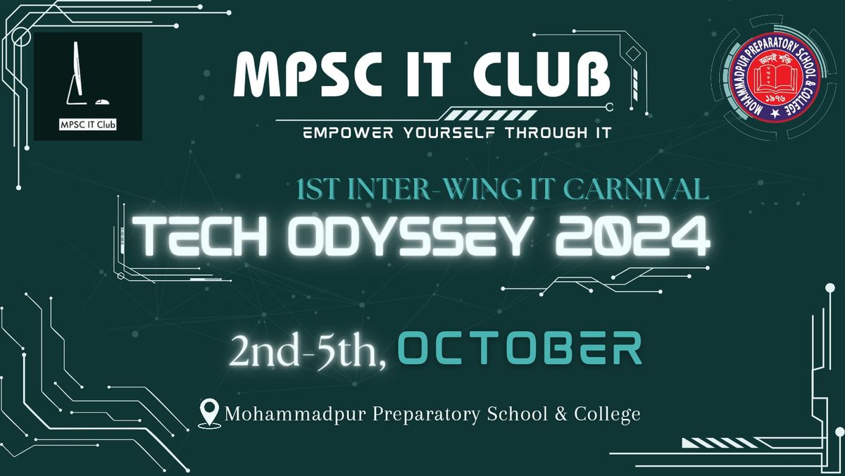 TECH ODYSSEY 2024 - 1st Inter-Wing IT Carnival