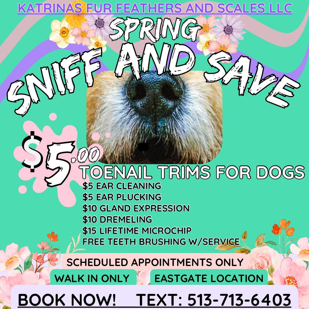 Sniff and Save Saturday - March! 