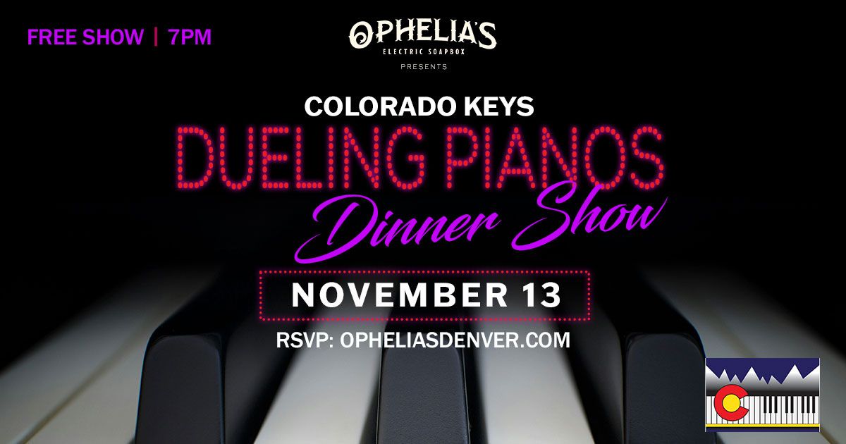 Dueling Pianos Dinner Show - NO COVER!