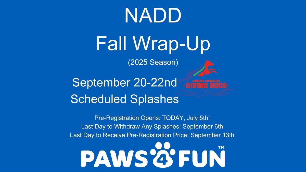 NADD Fall Wrap Up (2025 Season)