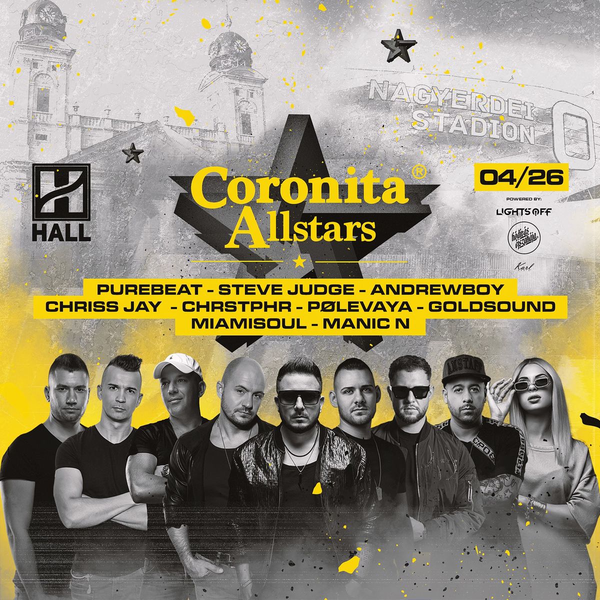 Coronita\u00ae ALLSTARS \u2606 2025\/04\/26 \u2606 SZOMBAT \u00bb Debrecen, HALL