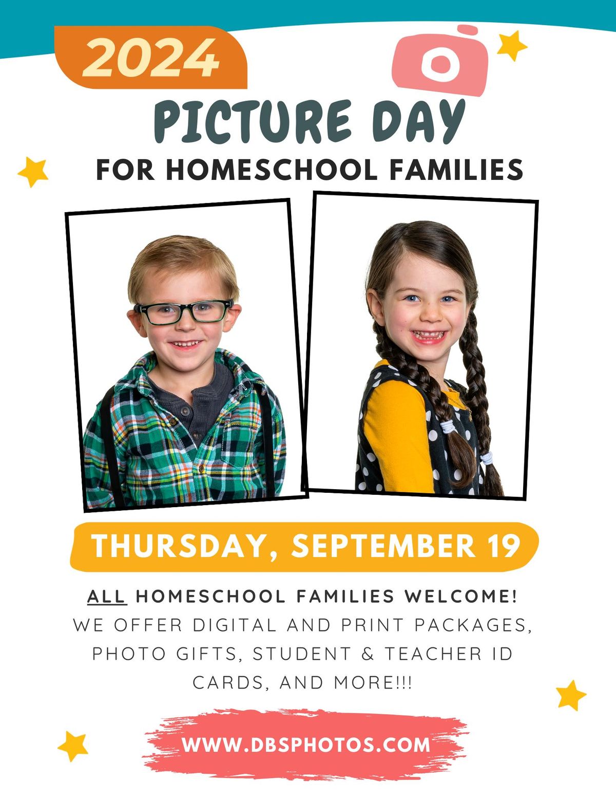 School Picture Day for Homeschoolers!