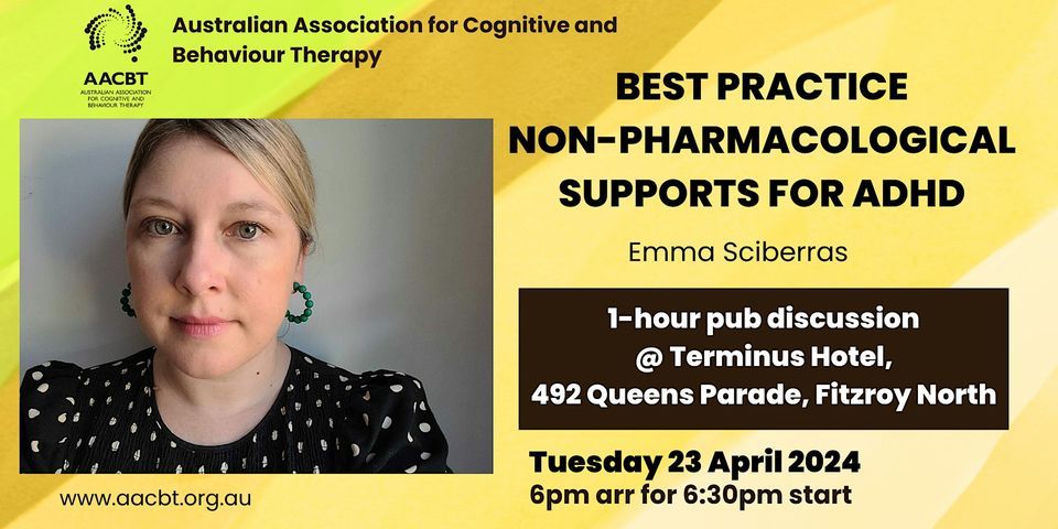 Pub Discussion Melbourne - Dr Emma Sciberras: ADHD