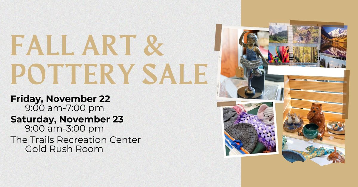 Fall 2024 Art & Pottery Sale