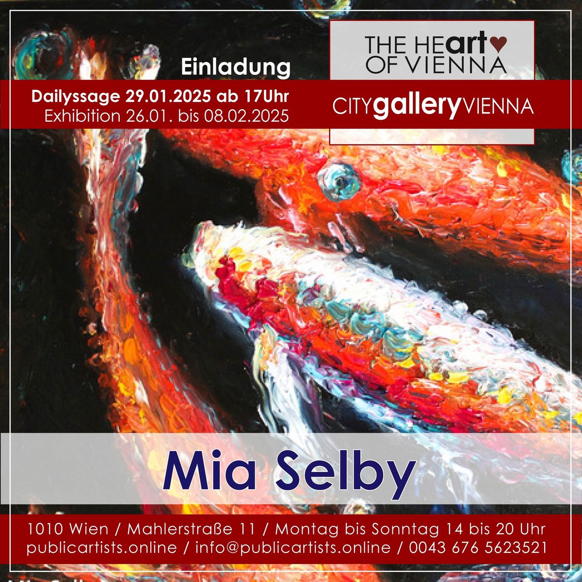 Mia Selby in der CITYgalleryVIENNA