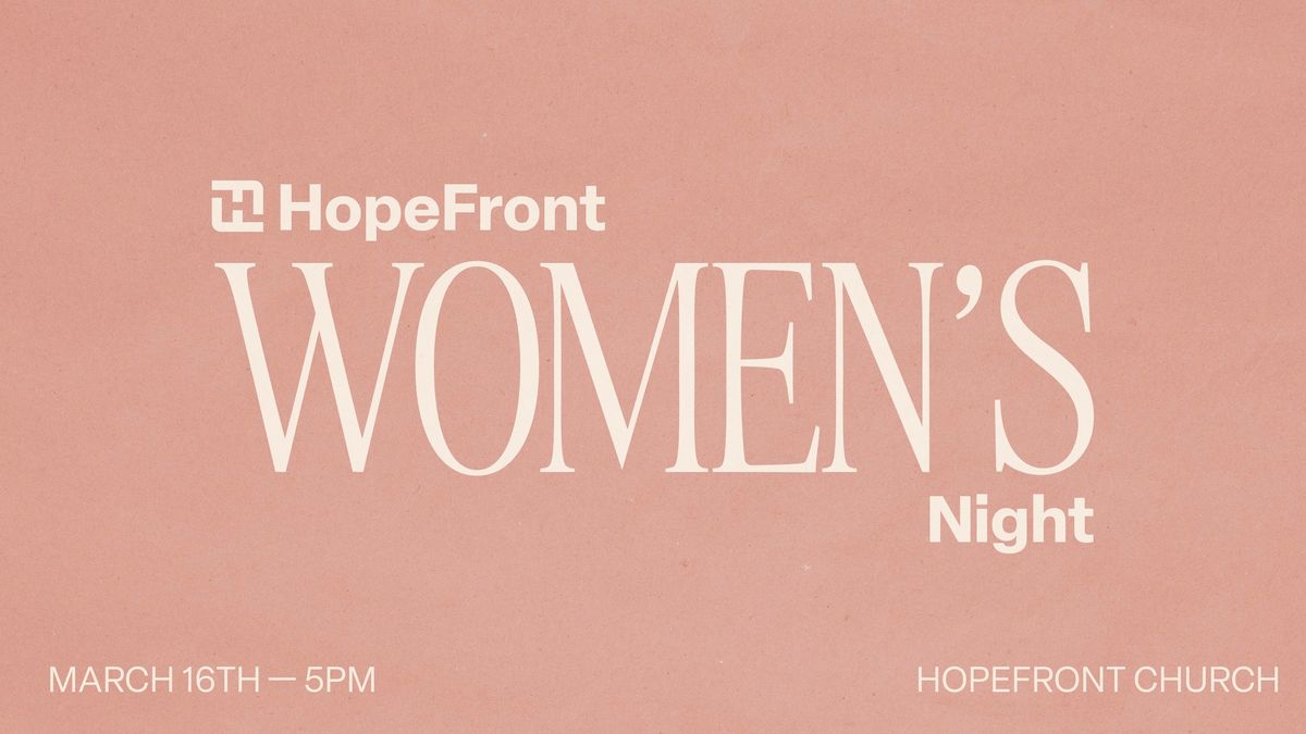 HopeFront Women's Night