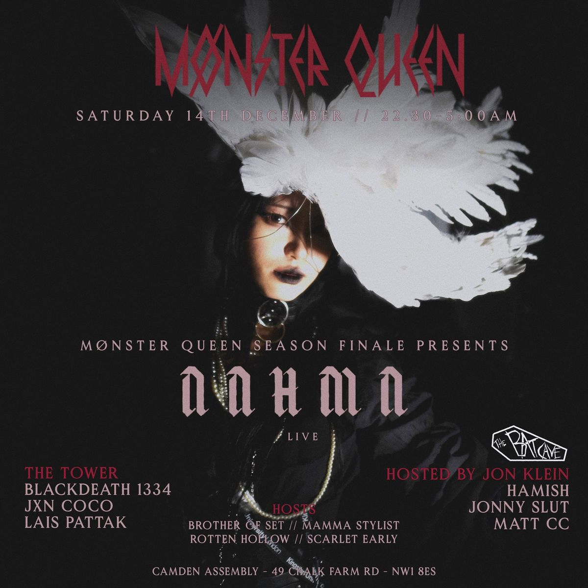 M\u00d8NSTER QUEEN PRESENTS: NNHMN + RETURN OF THE BATCAVE