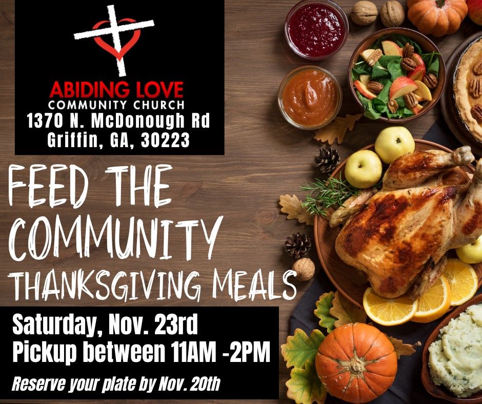 ALCC's Feed the Community Thanksgiving Meals