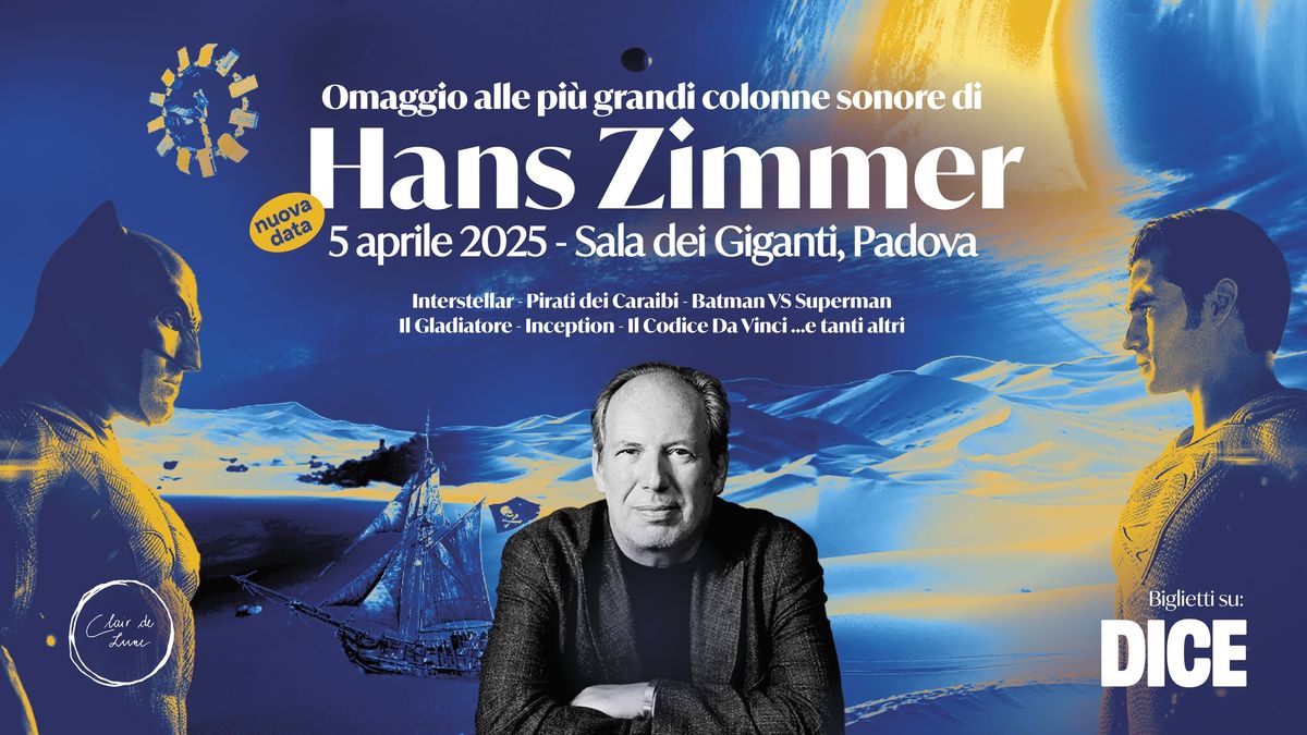 Nuova data! Omaggio a Hans Zimmer: le colonne sonore dal vivo a Padova