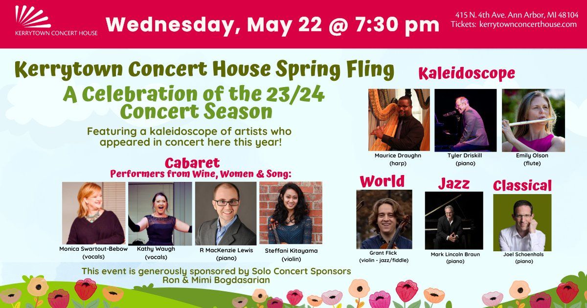 Spring Fling \u2013 A Kerrytown Concert House Kaleidoscope Celebration