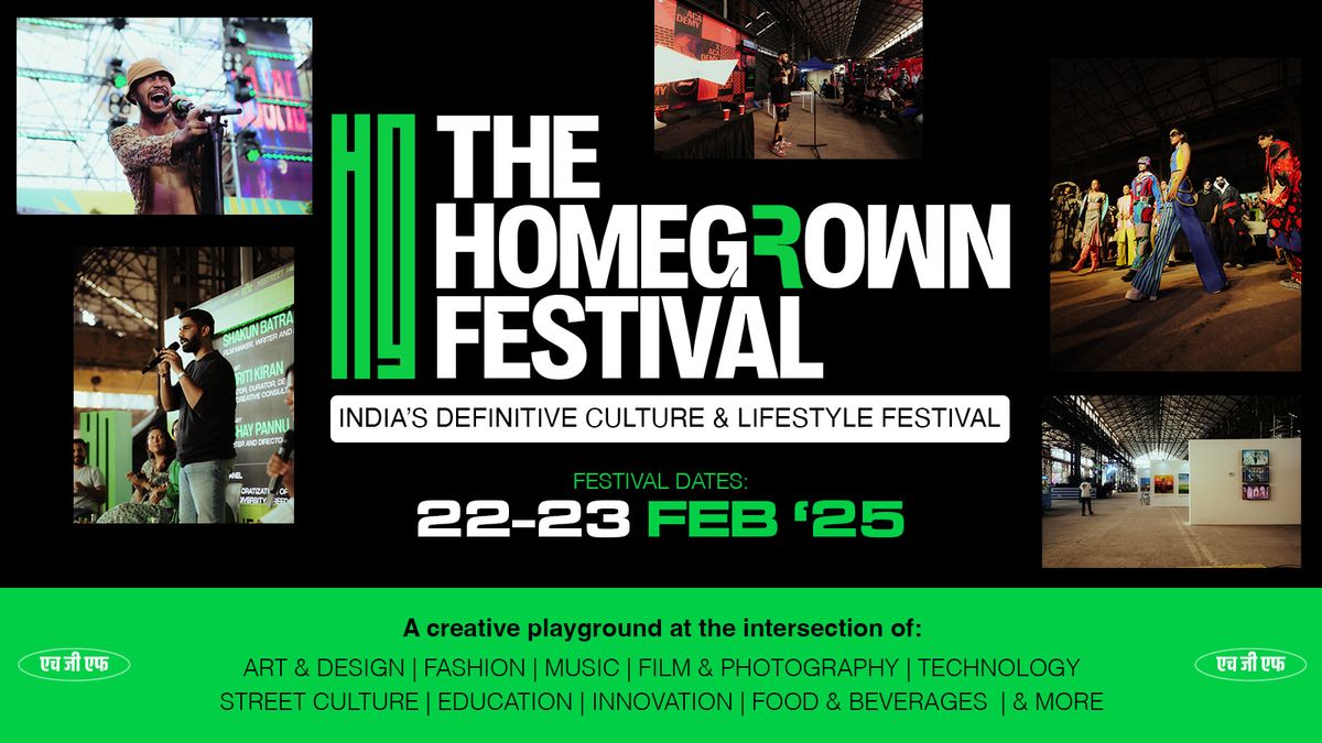 The Homegrown Festival - India&apos;s Definitive Culture &amp; Lifestyle Festival