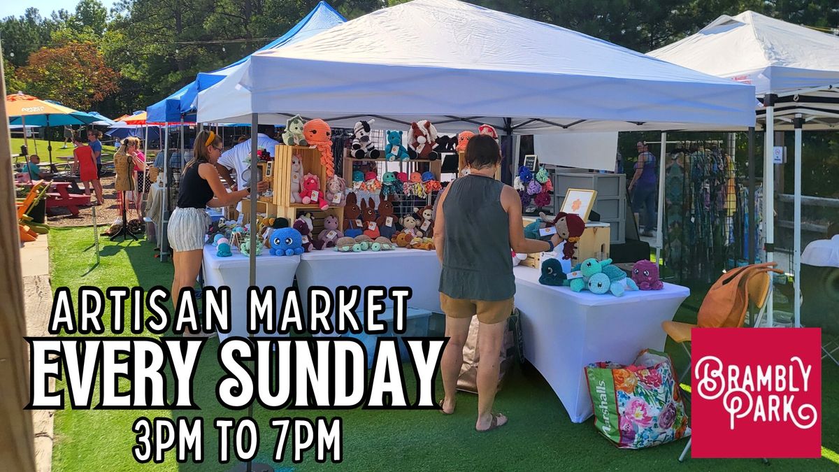 2024 Weekly Sunday Artisan Market at Brambly Park