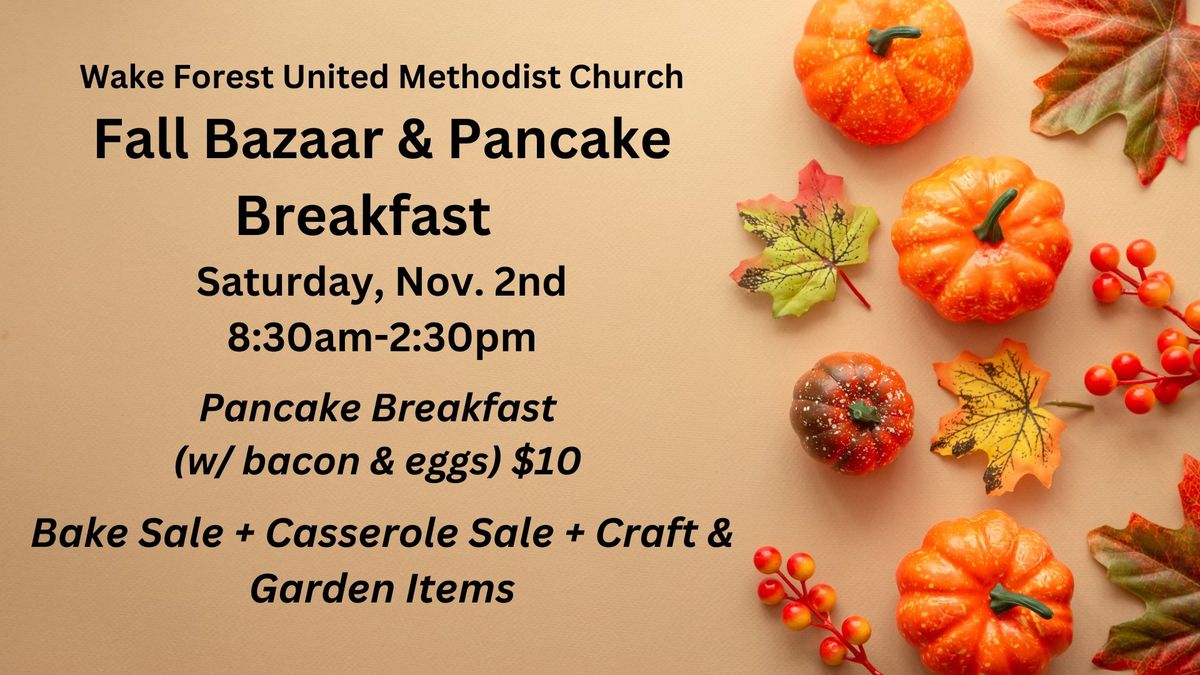 Fall Bazaar & Pancake Breakfast