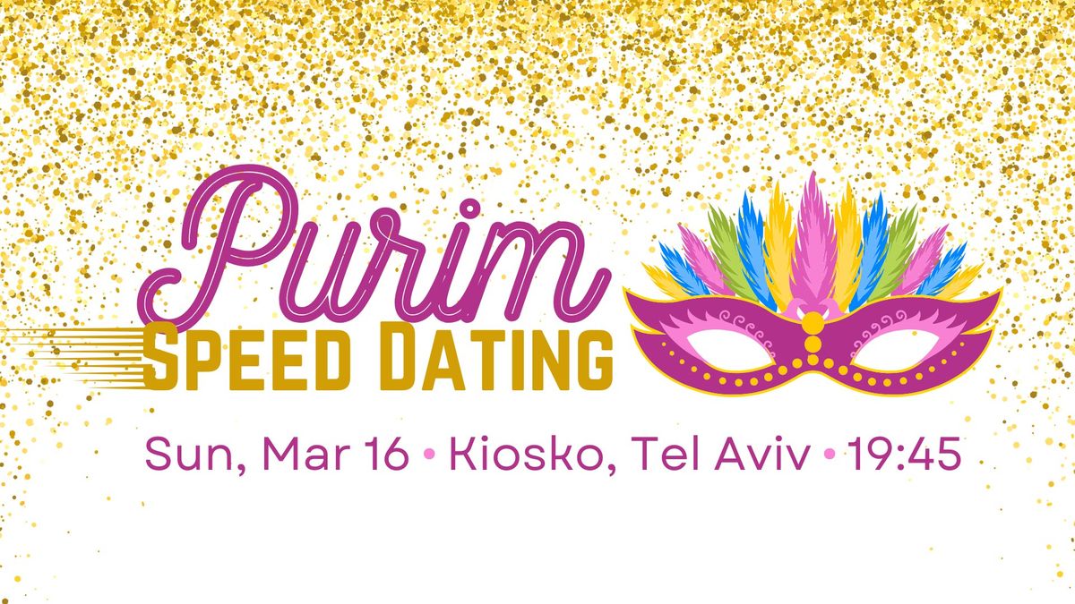 Purim Speed Dating