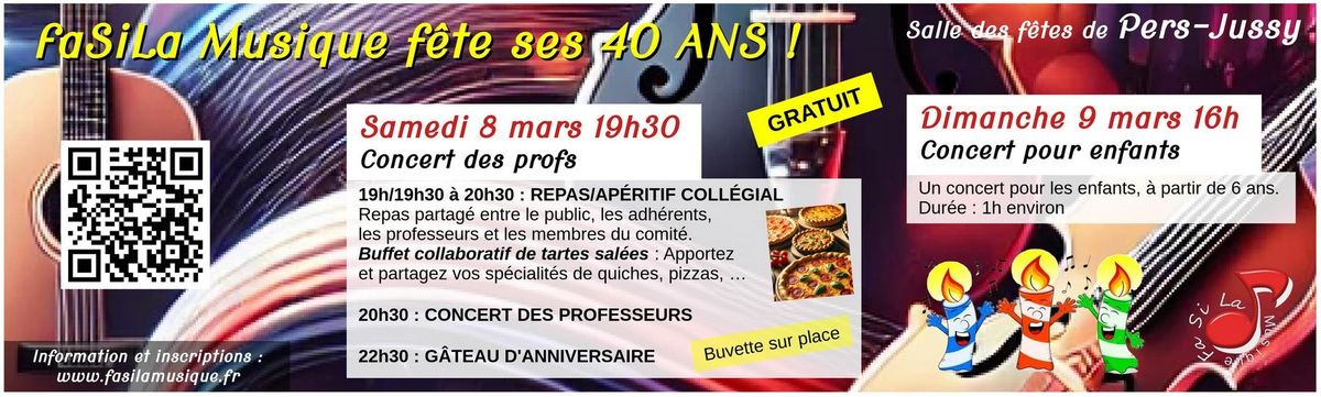 FaSiLa Musique f\u00eate ses 40 ans !