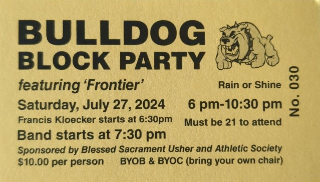 Bulldog Block Party featuring "Frontier"