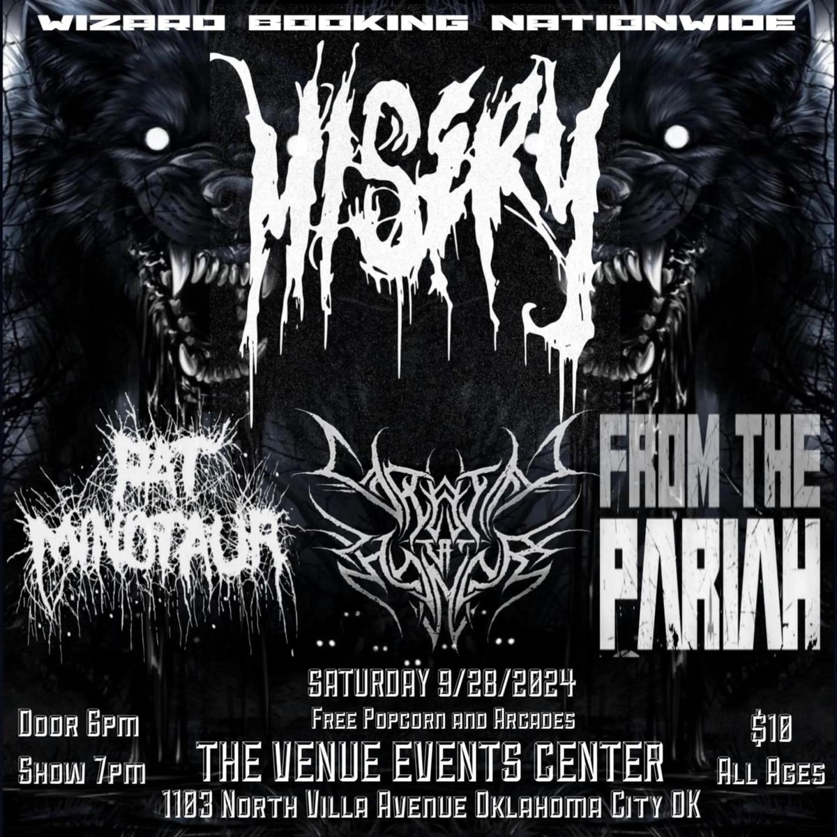 Wizard Booking NationWide Presents MISERY &MORE 