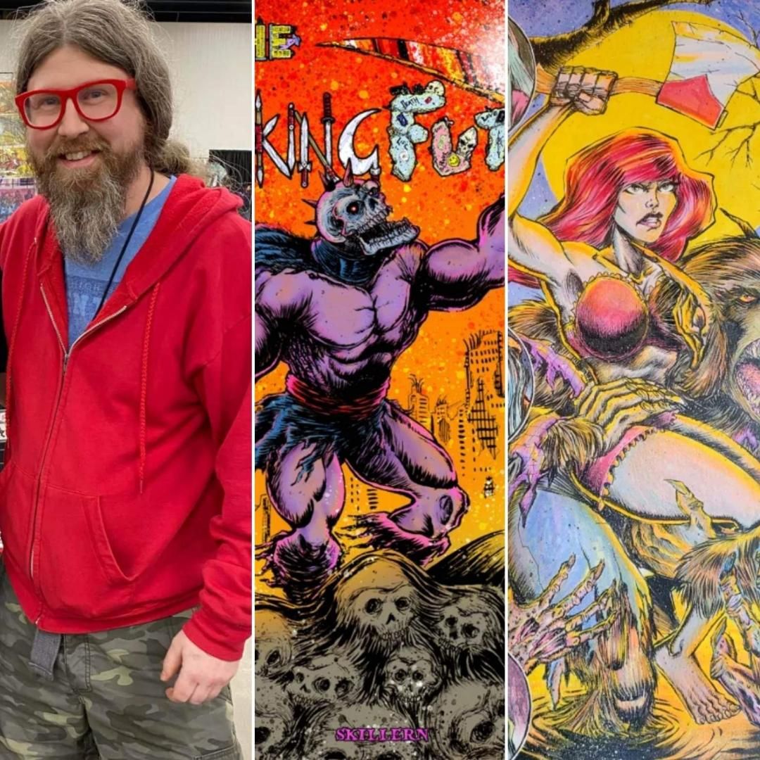 Artist Matthew Skillern visits Krypton Comics during Fall Foliage Festival