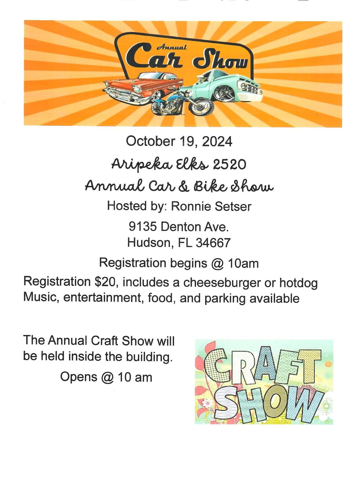 Annual Car and Bike Show