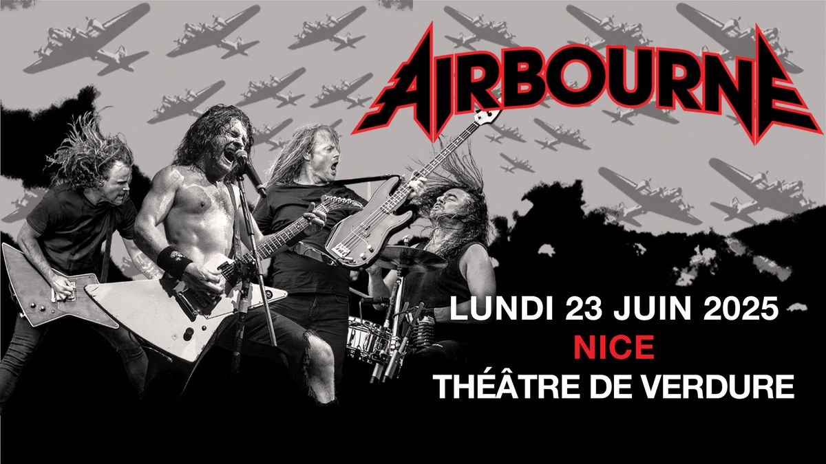 AIRBOURNE \u2022 Nice - Th\u00e9\u00e2tre de Verdure