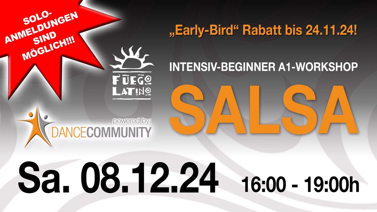 Salsa-Intensiv-Beginner-Workshop in Offenburg