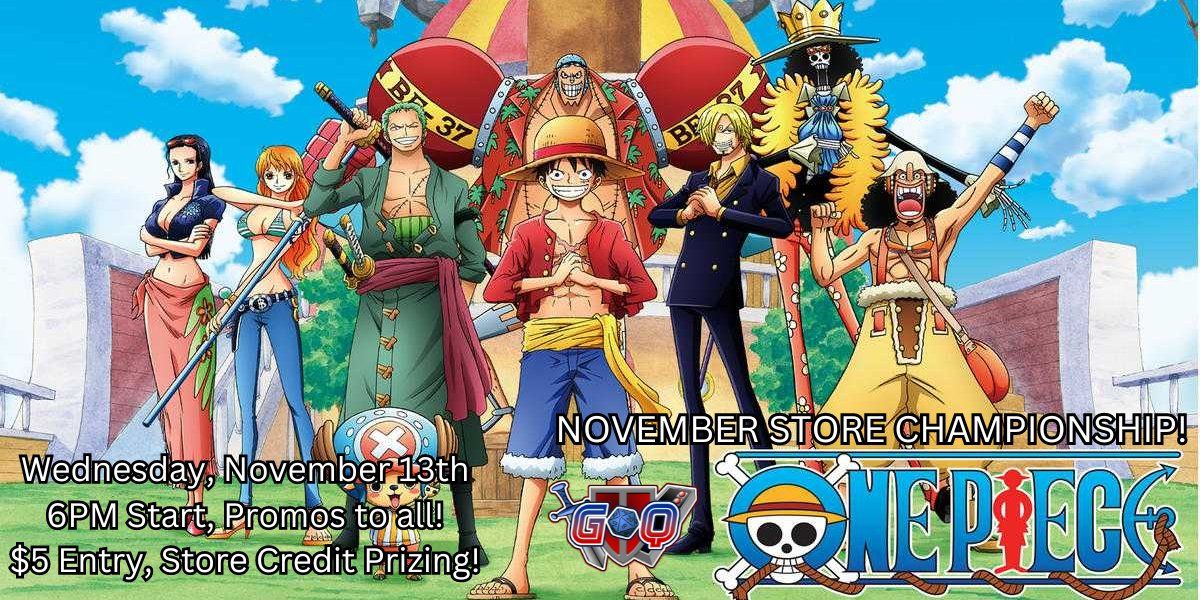 One Piece November Store Championship!