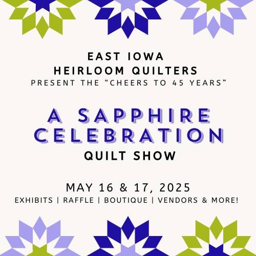 EIHQ - A Sapphire Celebration Quilt Show