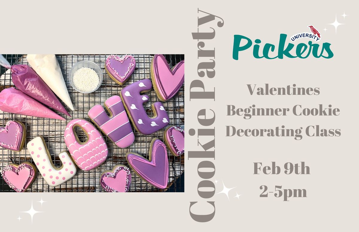 Valentines Beginner Cookie Class