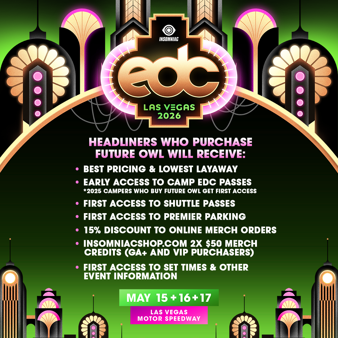 2026 Electric Daisy Carnival Shuttles - 3 Day Pass at Las Vegas Motor Speedway Shuttle Routes