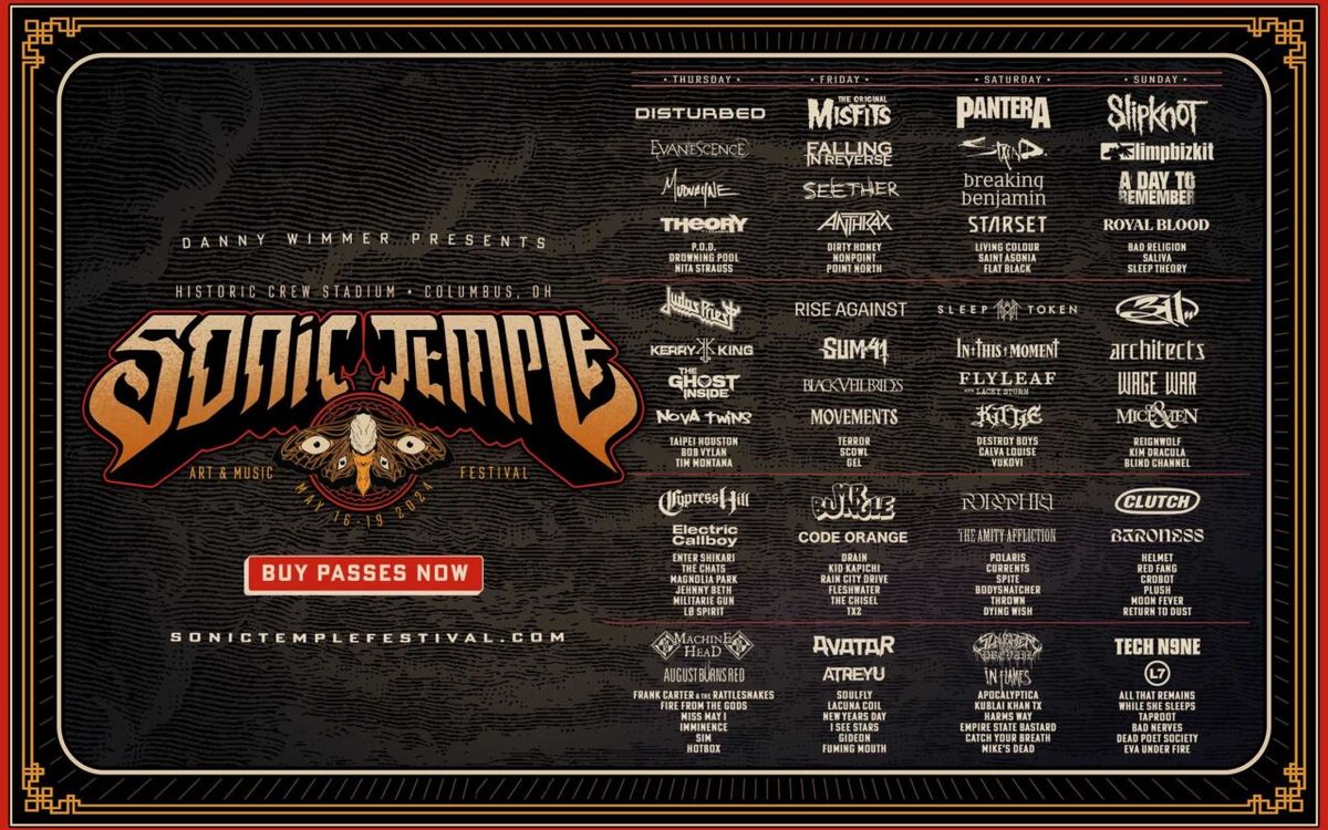 Sonic Temple Art + Music Festival - Thursday