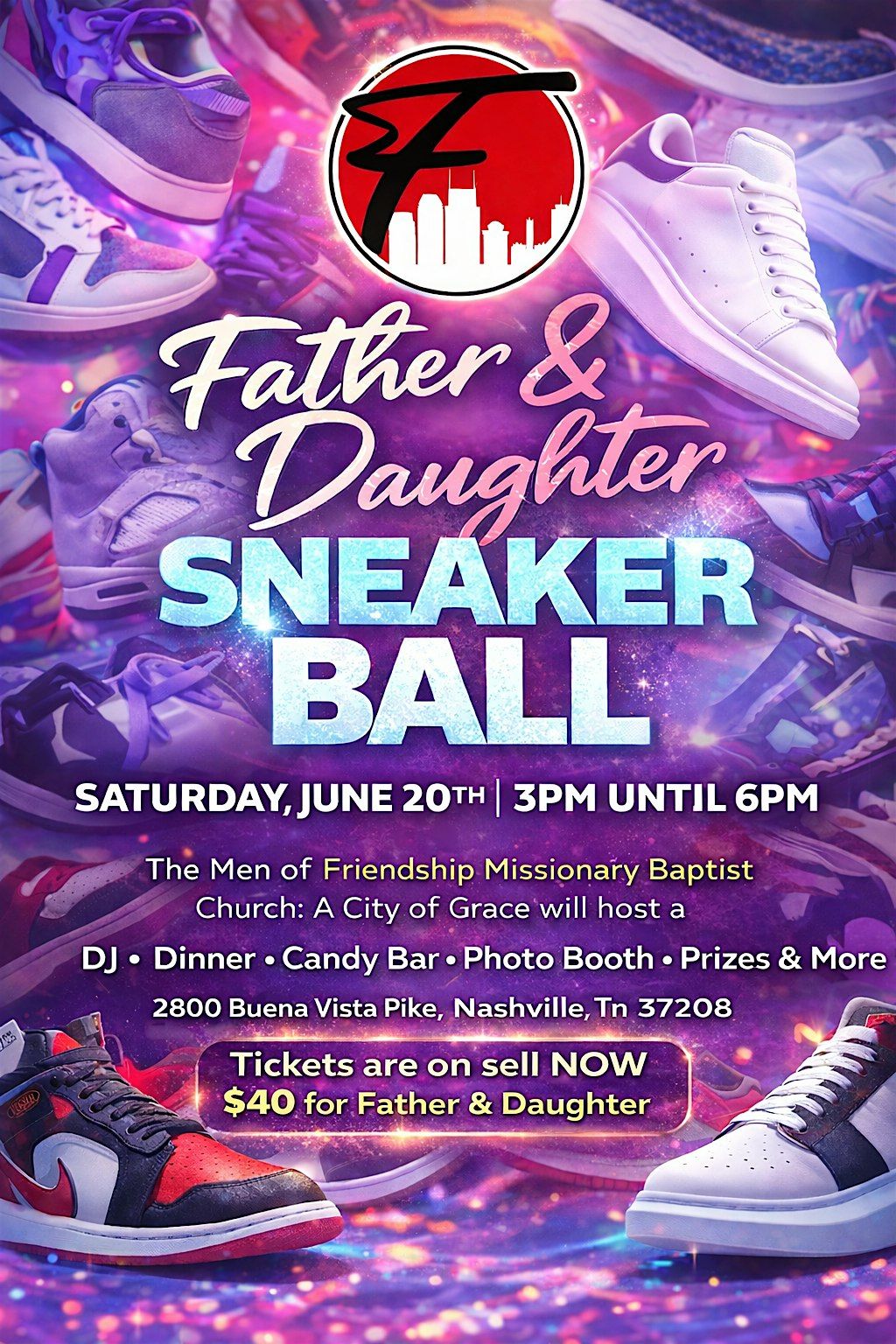Men of Friendship Presents: Father and Daughter Sneaker Ball