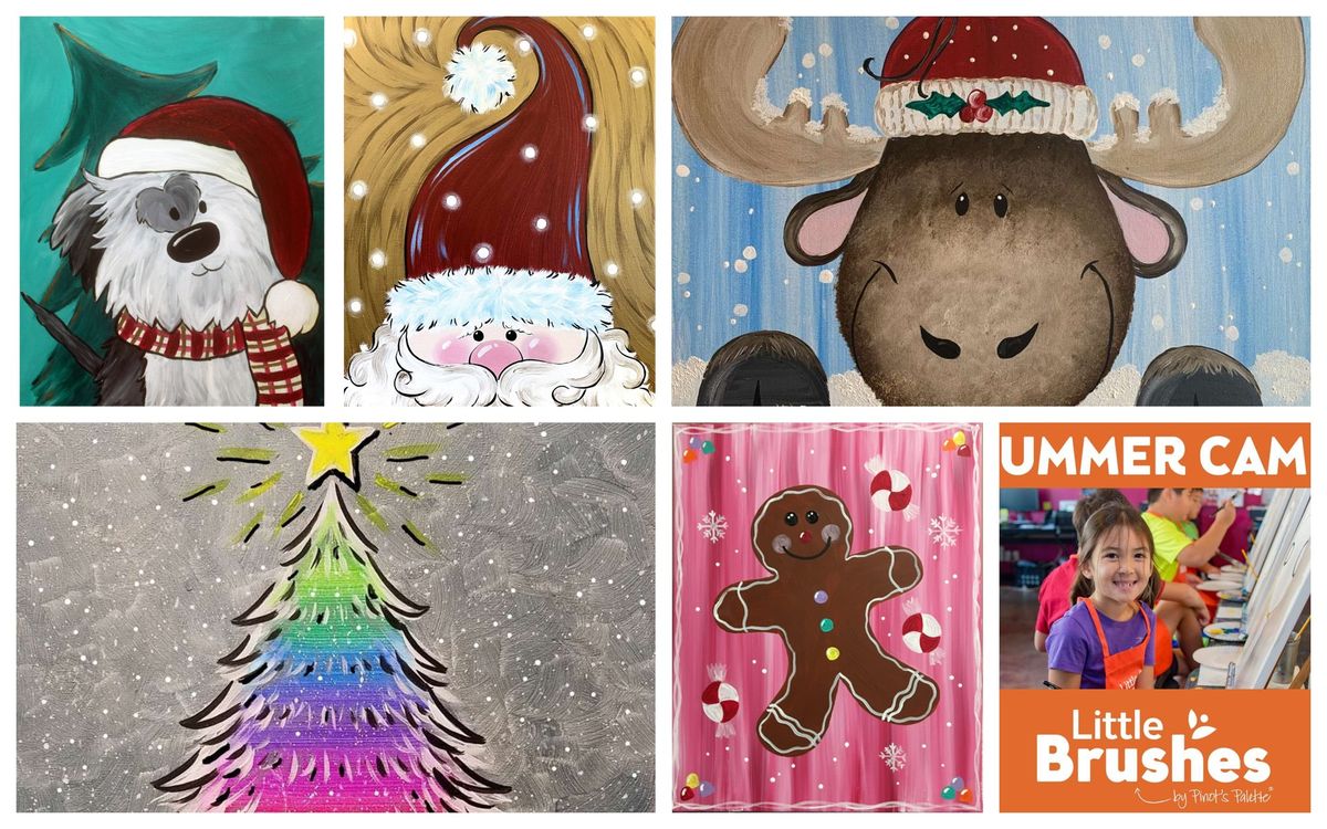 Little Brushes: Summer Camp - Christmas In July - Week 1!