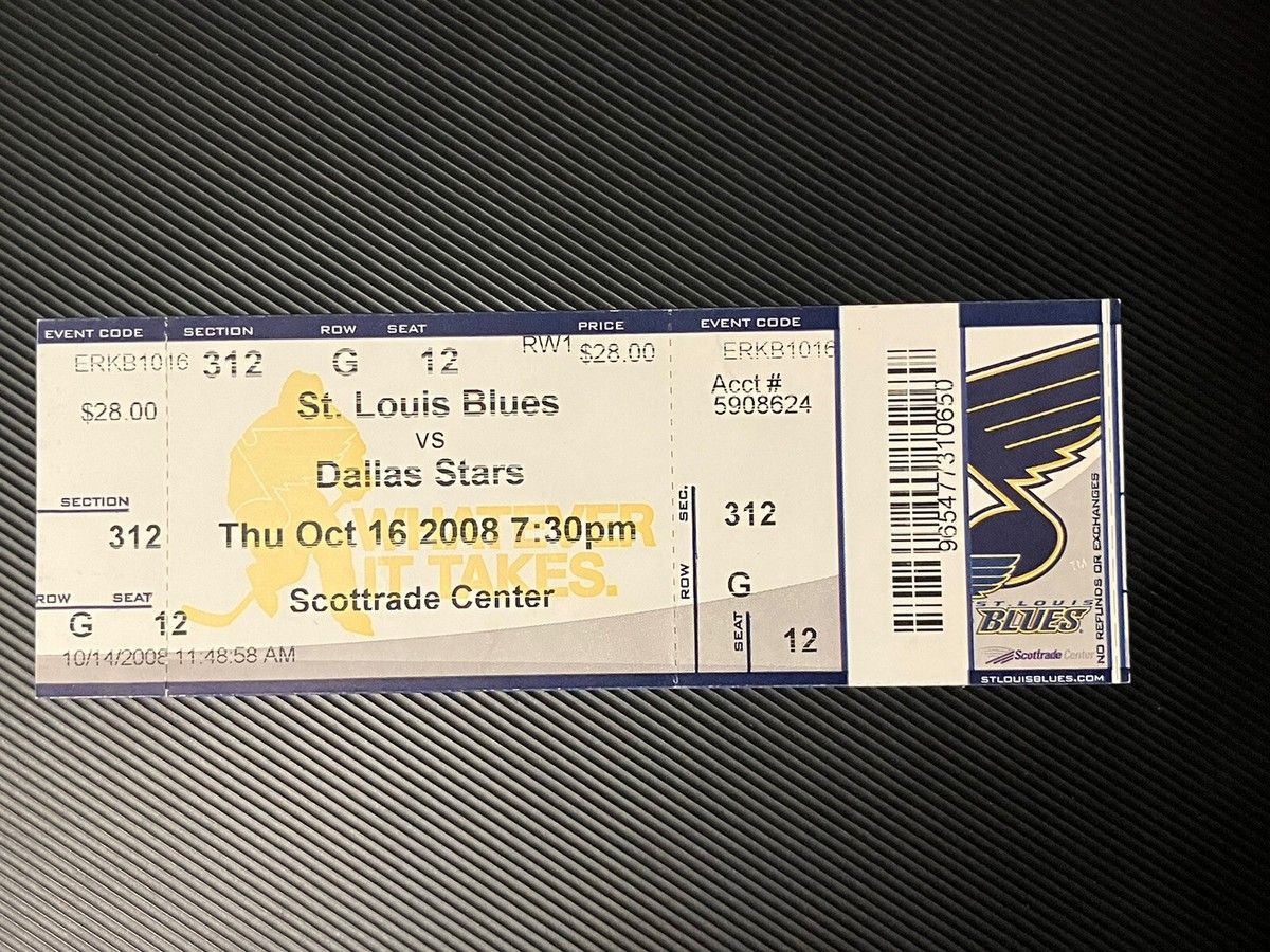 Dallas Stars at St. Louis Blues at Enterprise Center