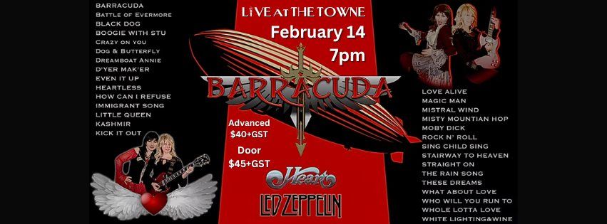 Barracuda - Heart Tribute Live at The Towne