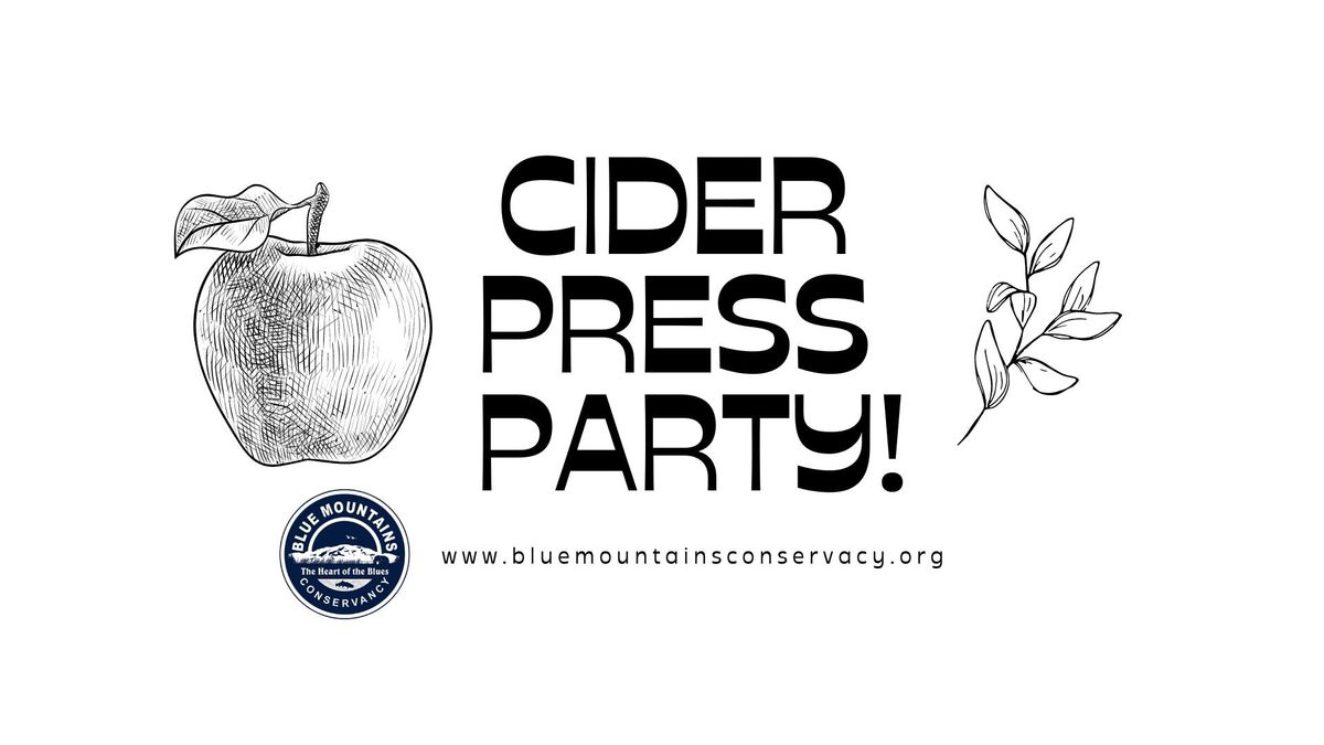 Cider Press Party!