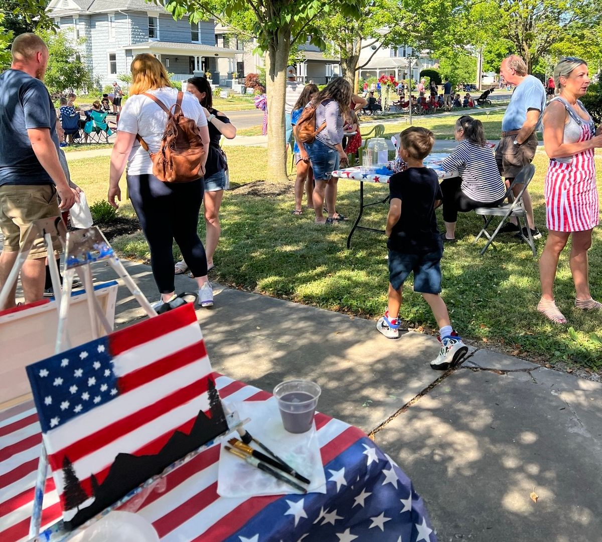 4th of July Celebration on the Lawn and Indoor Art Exhibit