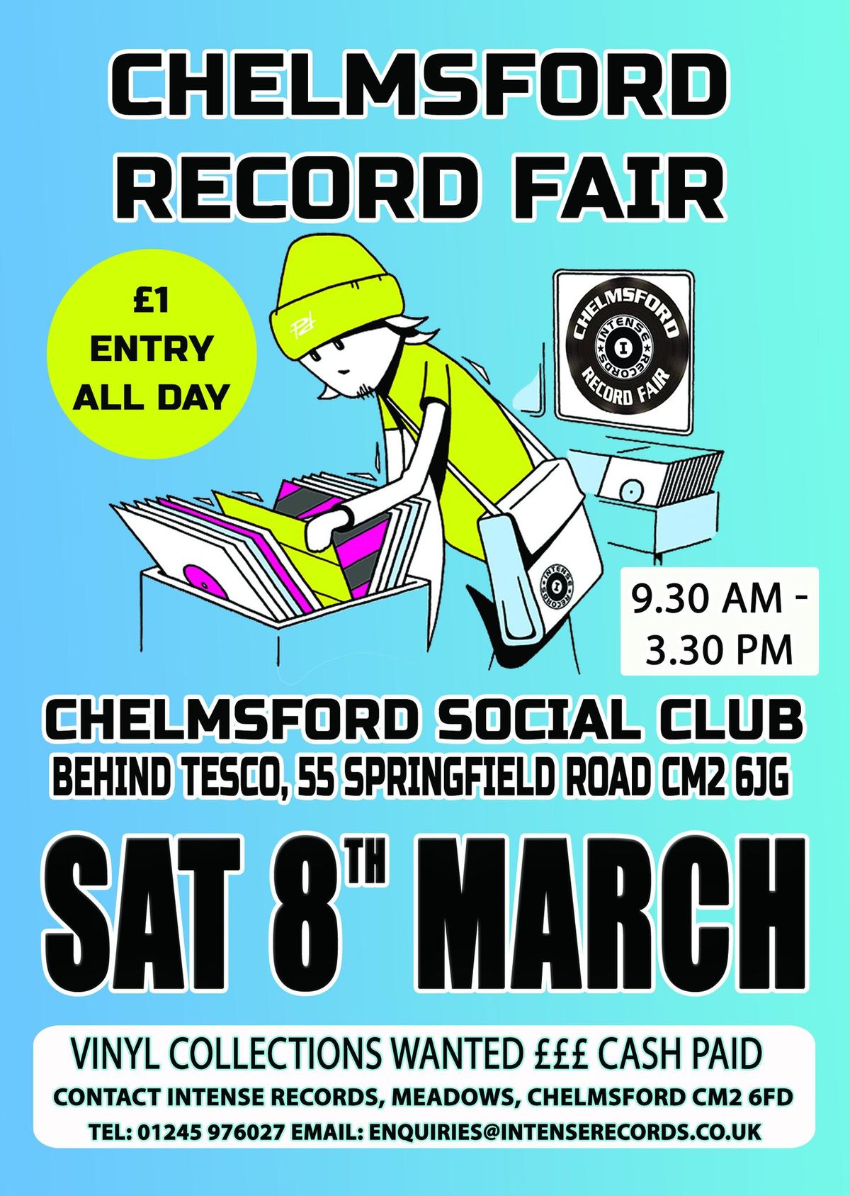 Chelmsford Record Fair 8th March