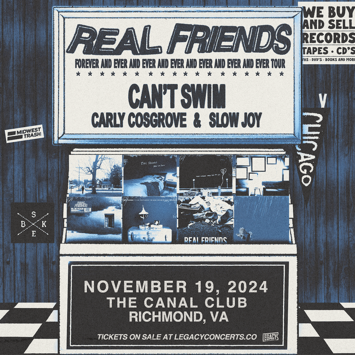 Real Friends at Canal Club