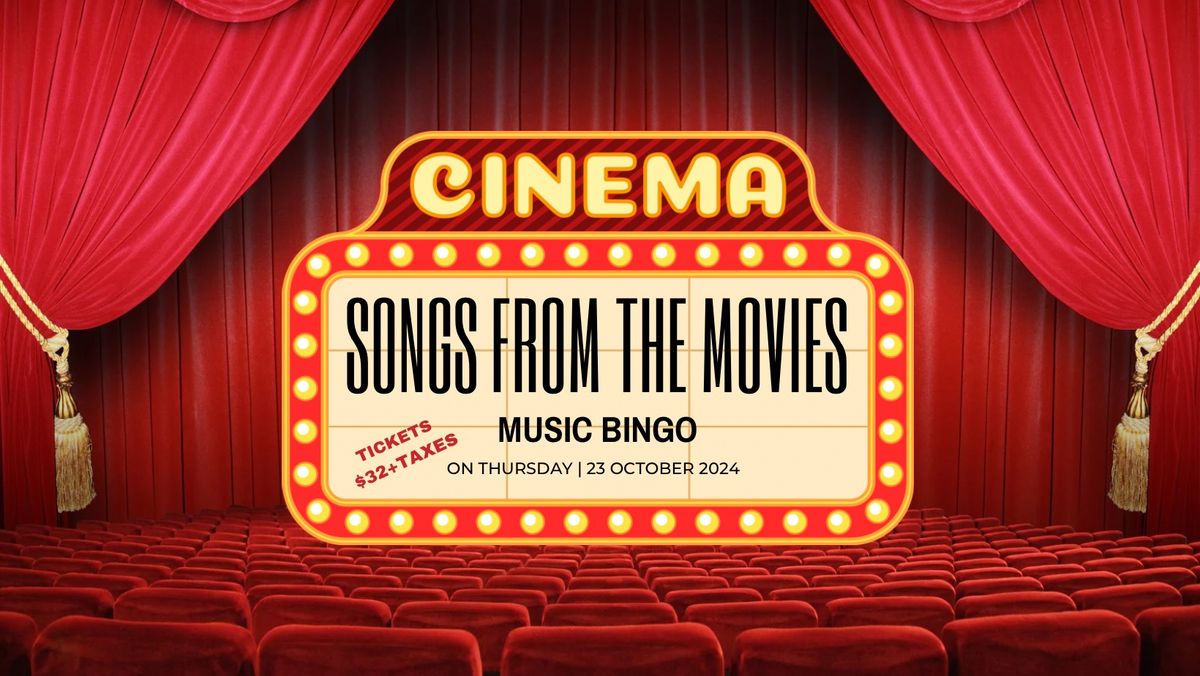 Songs From the Movies - Music Bingo