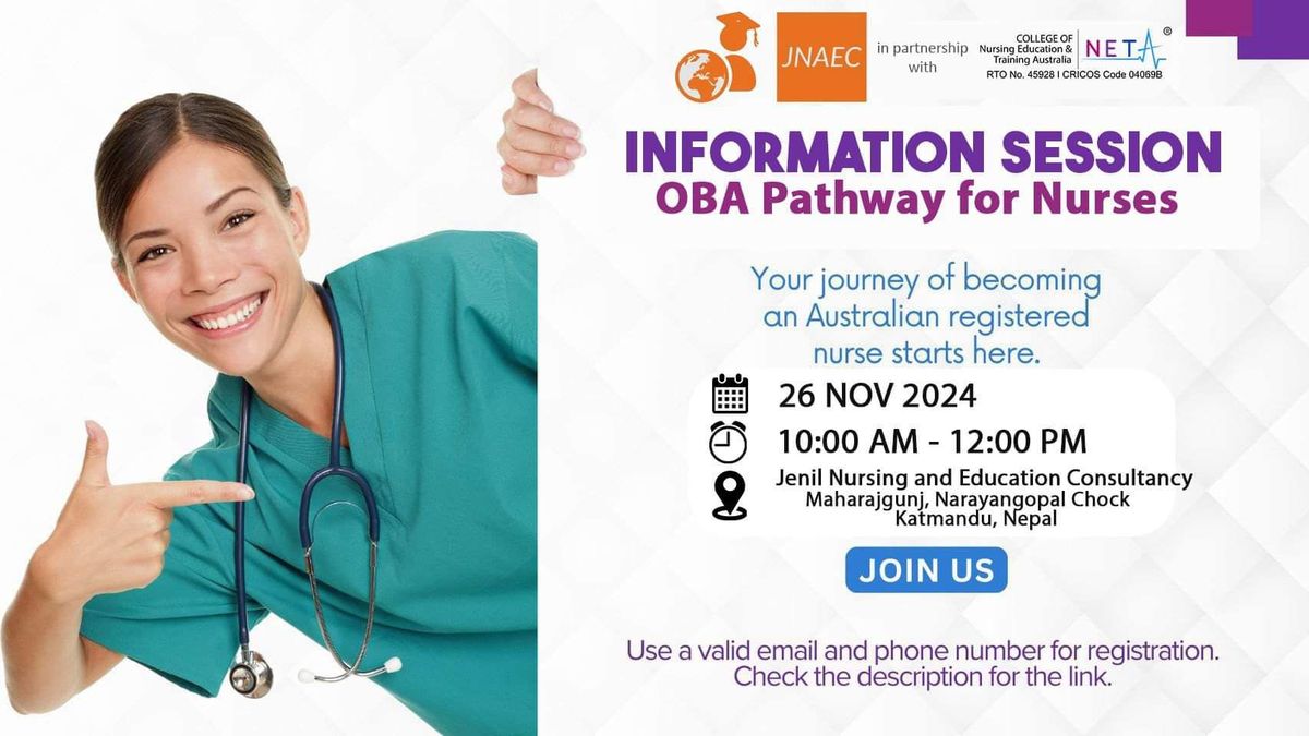 OBA Pathway Information Session