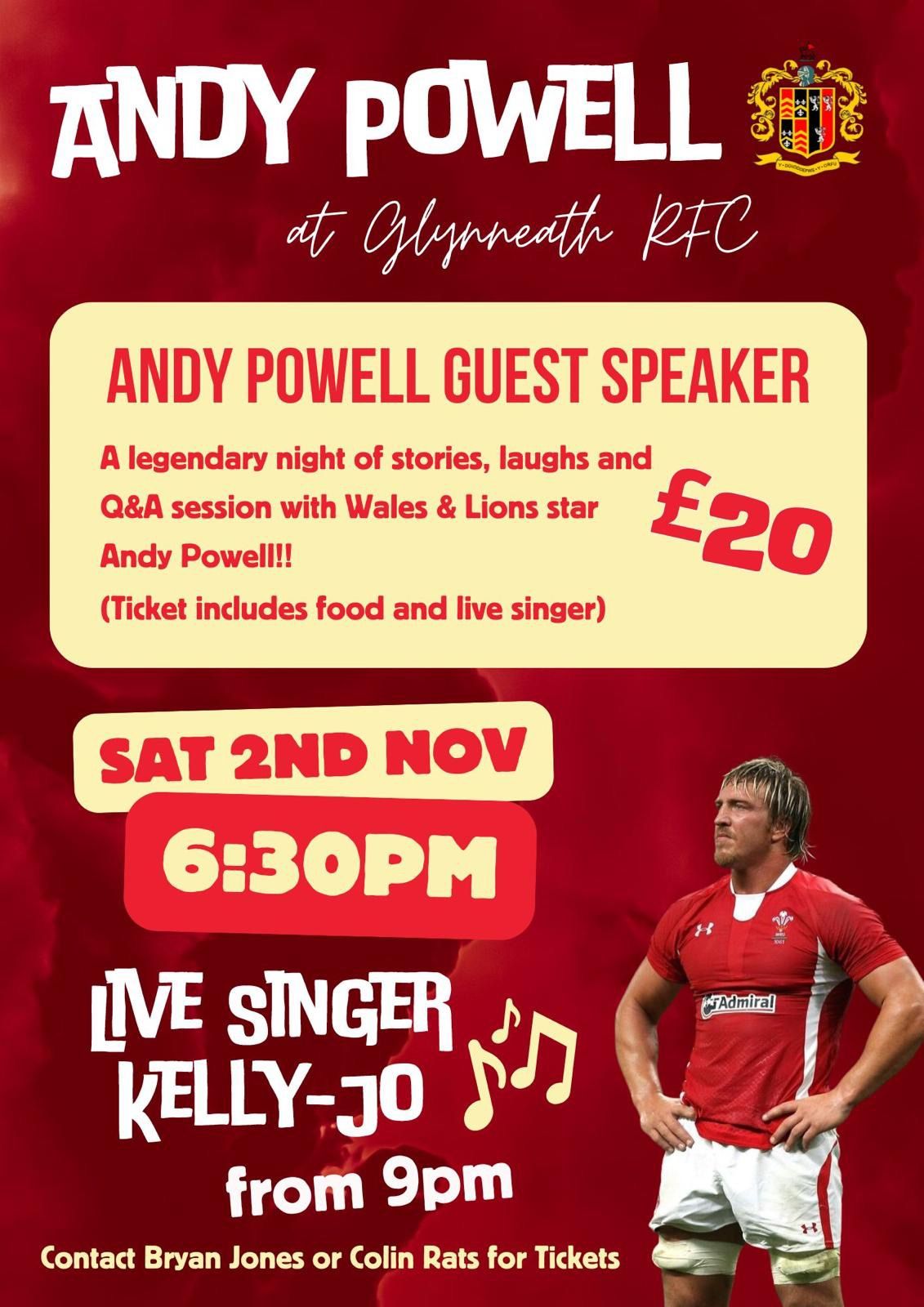 Andy Powell - guest speaker 