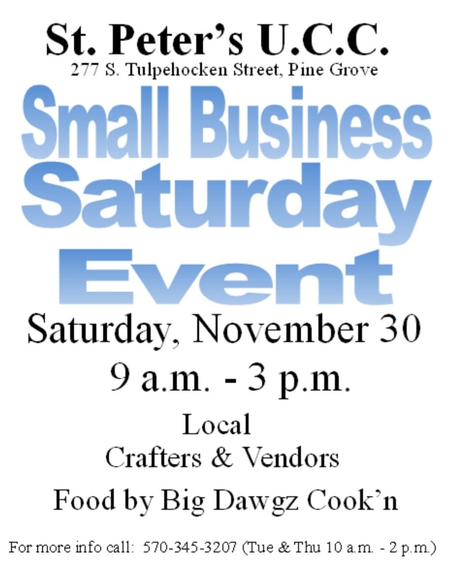 Small Business Saturday Event 