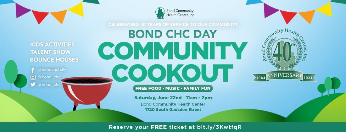Bond CHC Day: Community Cookout