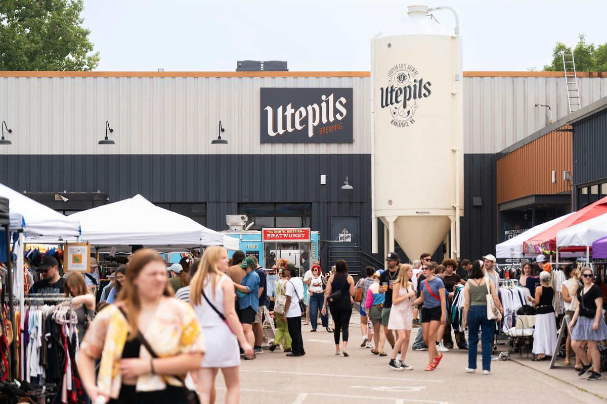 Minneapolis Vintage Market at Utepils Brewing - Aug 9 Shopping Pass
