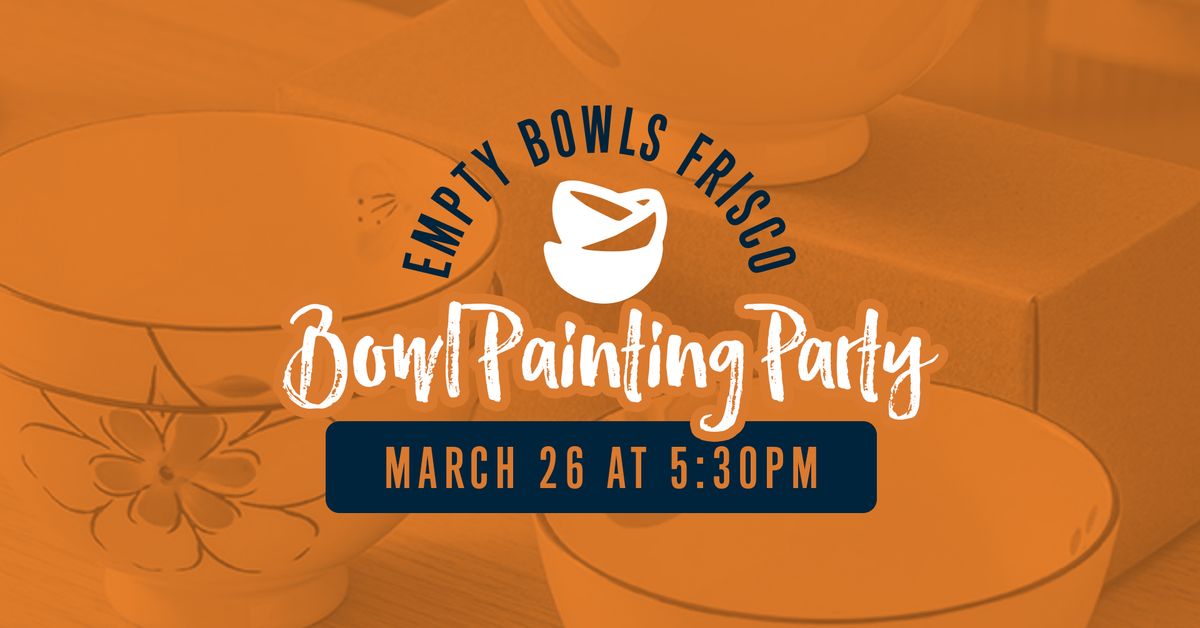 Bowl Painting Night Out - 3\/26\/25