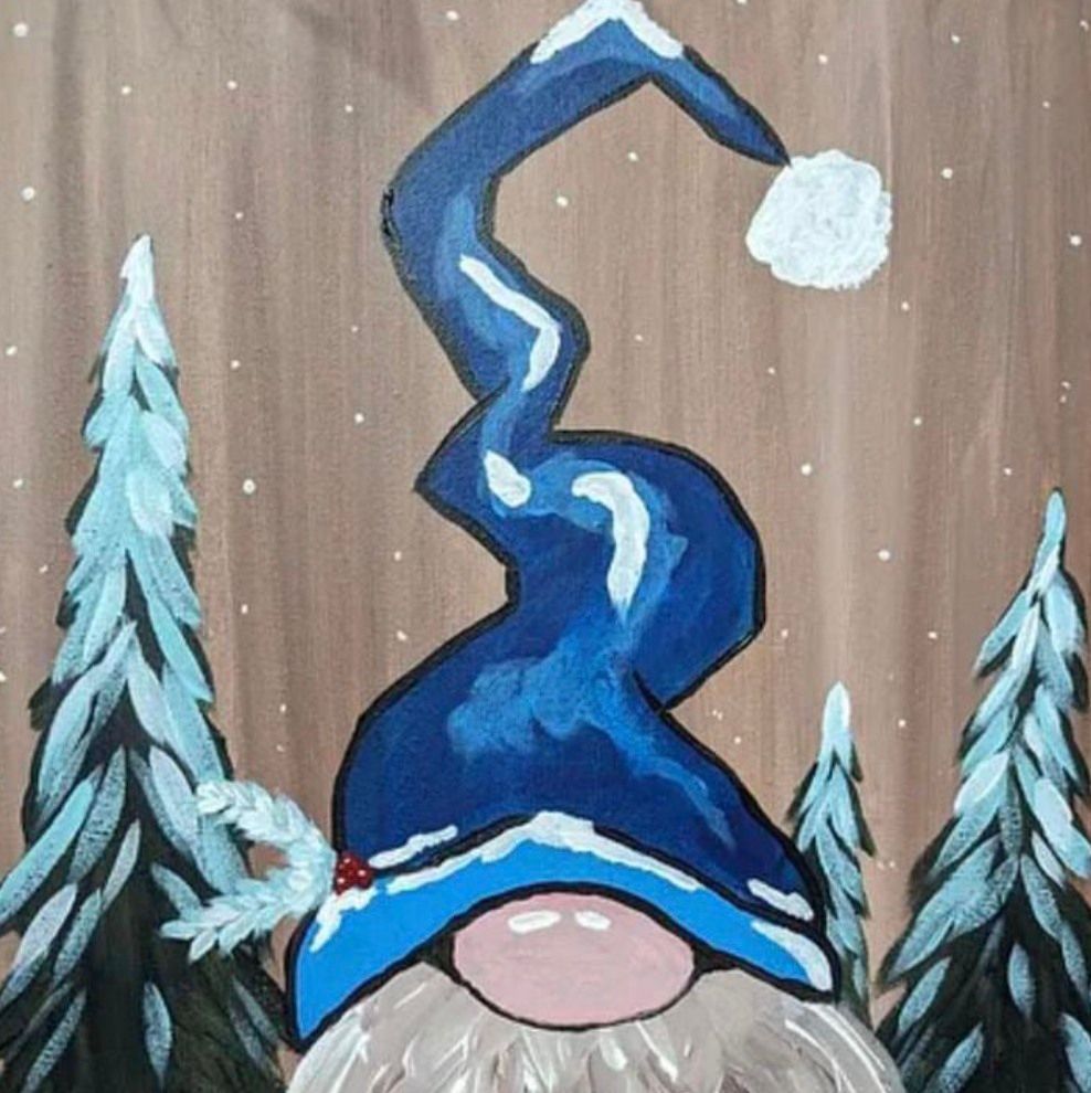 Twisted Bristles | Winter Gnome Paint Party Workshop (Sat., Dec., 14 @ 2PM)