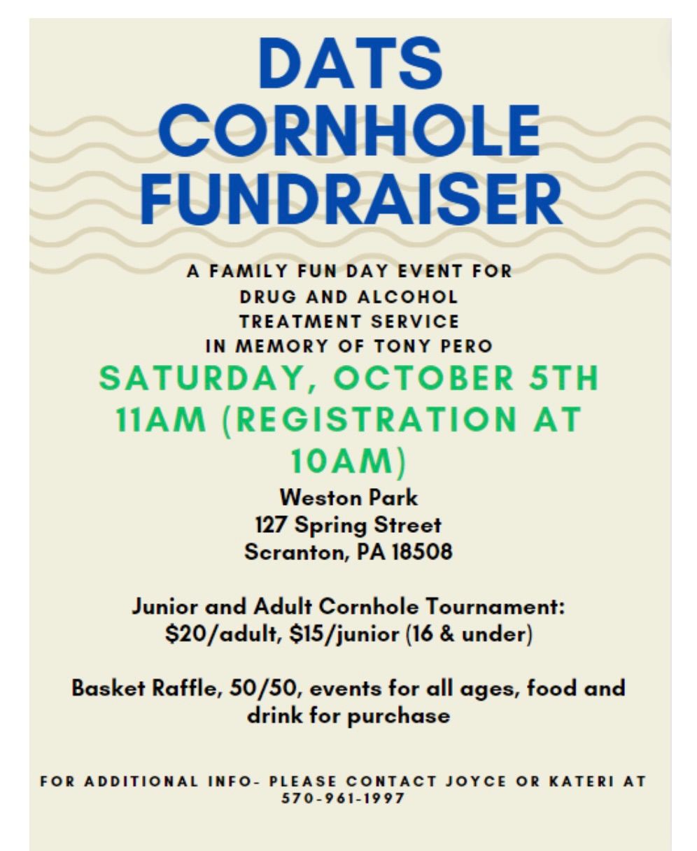 DATS CORNHOLE FUNDRAISER 