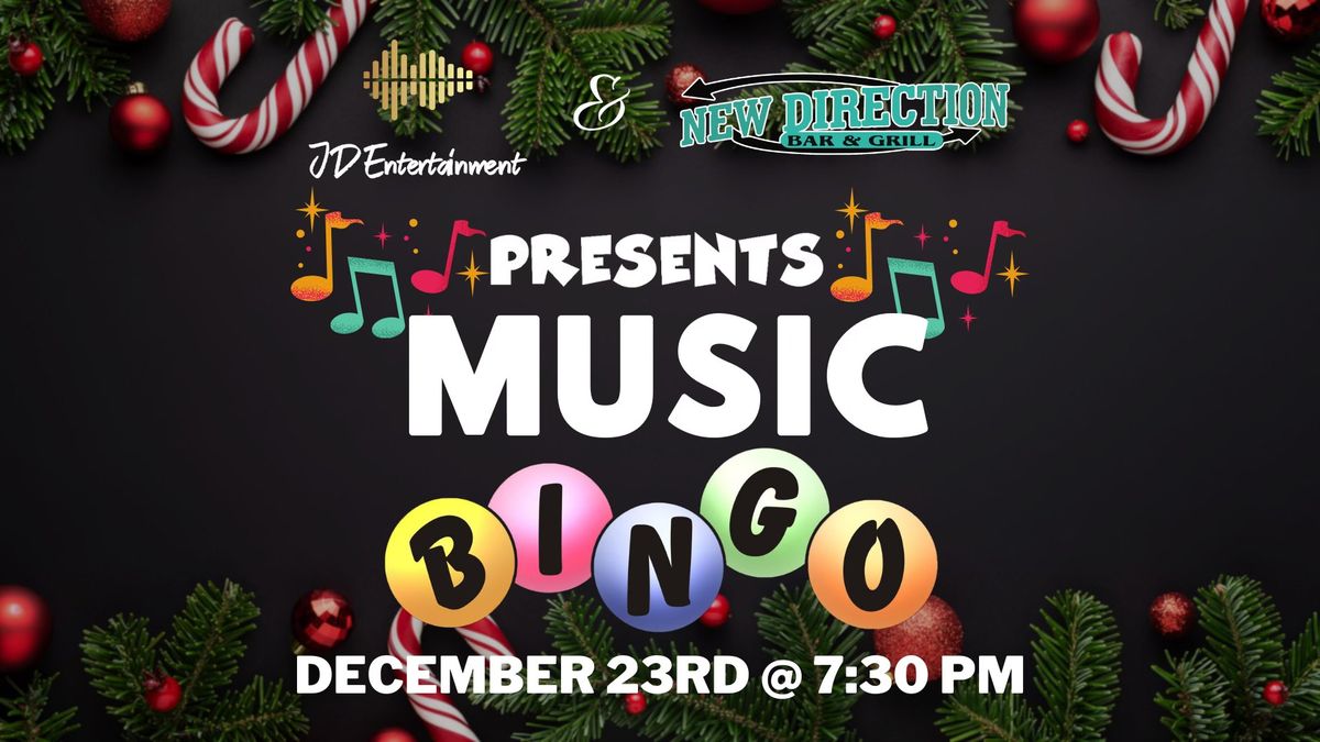 Christmas Music Bingo @ New Direction Bar & Grill