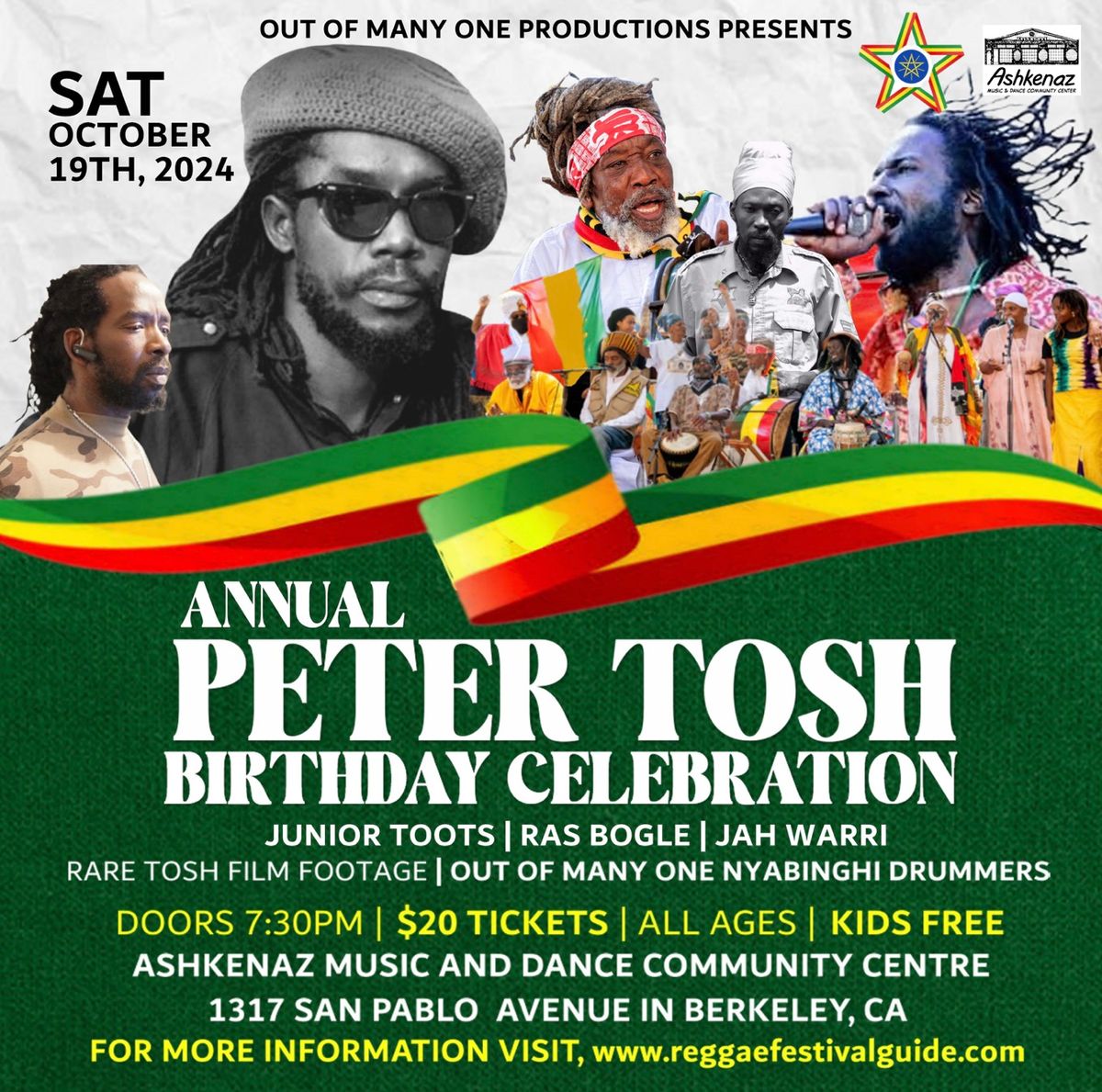 Annual Rastafarian Peter Tosh B'day Celebration