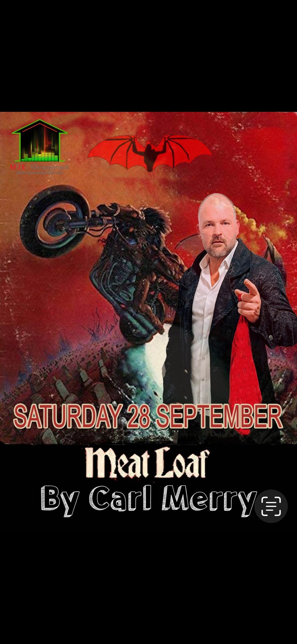 Meatloaf Tribute Heath Hayes Cons Club